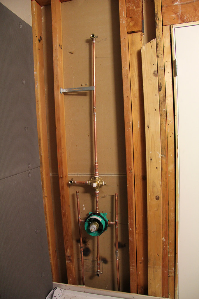 Bathroom Renovation - Shower Plumbing